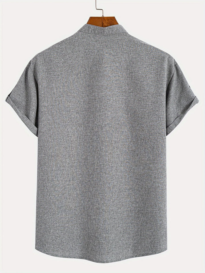 Faolán | The Stand-Collar Statement Shirt
