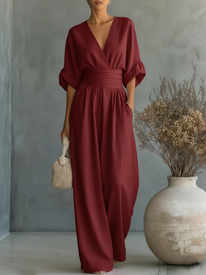 Catriona | The High-Waist Wide-Leg Jumpsuit