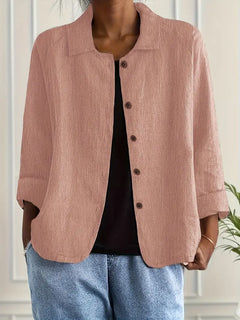 Sophie | Lightweight Open-Front Draped Cardigan