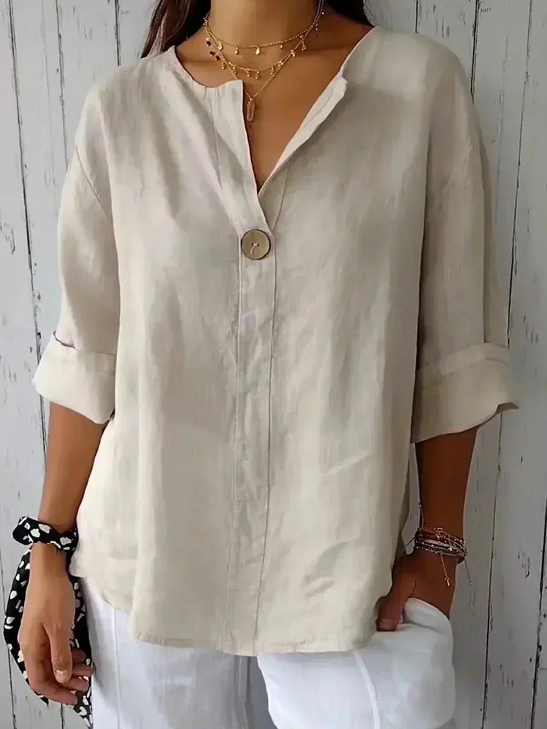 Beatrix | The Effortless V-Neck Top