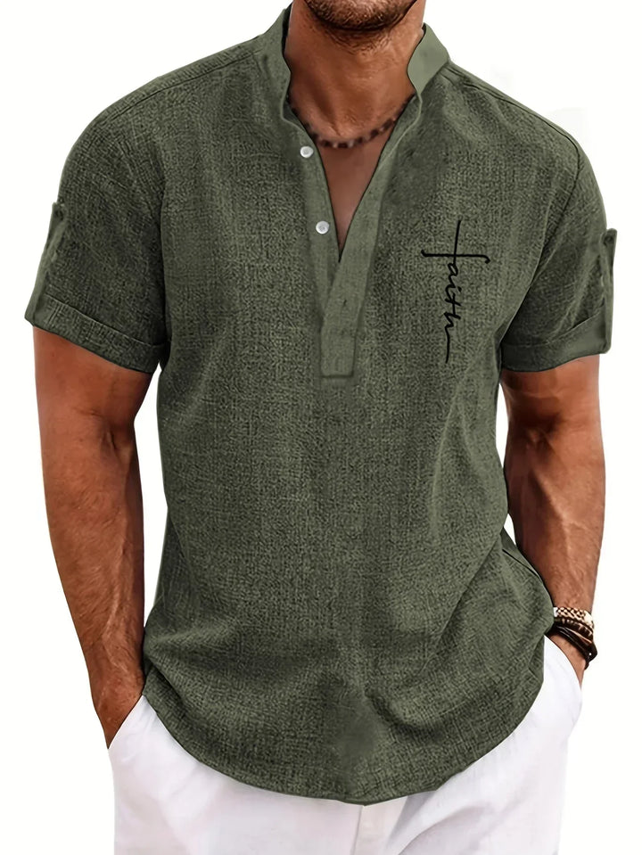 Faolán | The Stand-Collar Statement Shirt