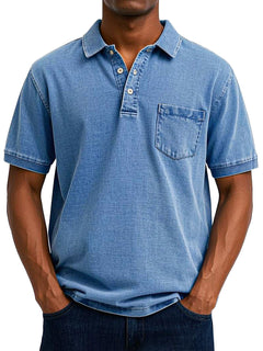 Cedric | Men's Vintage-Inspired Casual Polo Shirt