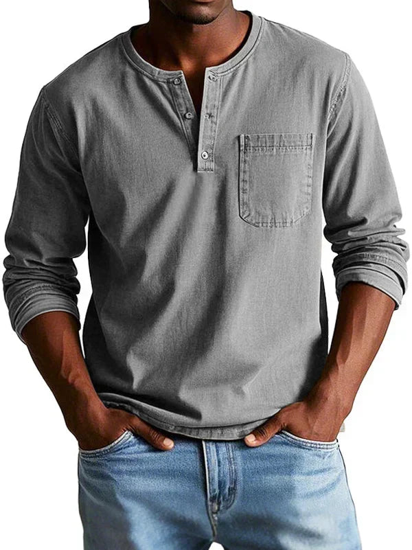 Áedán | The Classic Henley Shirt