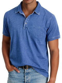 Spencer | Men's Classic Polo Shirt with Button Placket