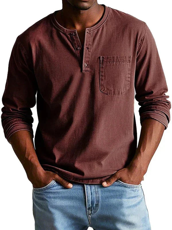 Áedán | The Classic Henley Shirt