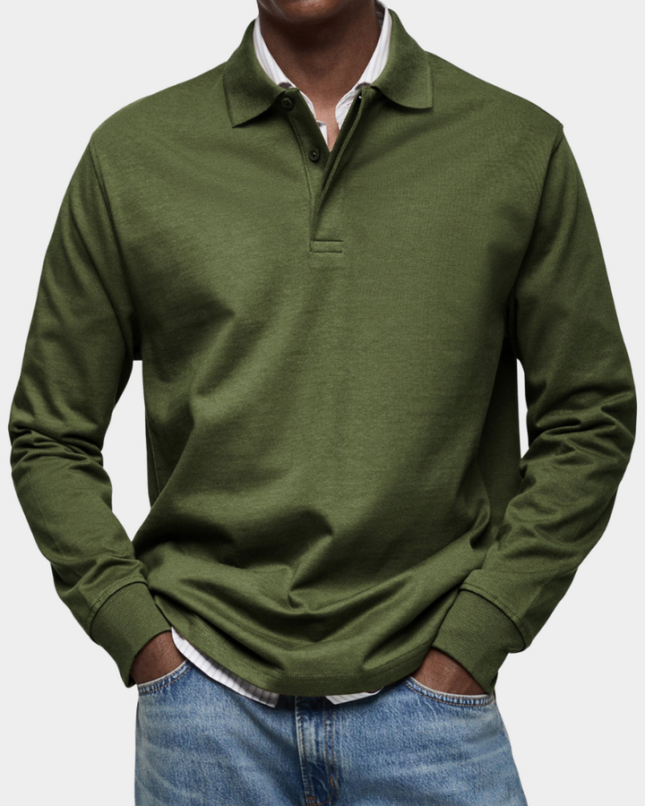 Fintan | The Everyday Long-Sleeve Polo