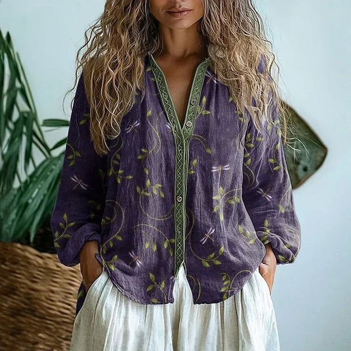 Éabha | The Vintage Print Button Shirt