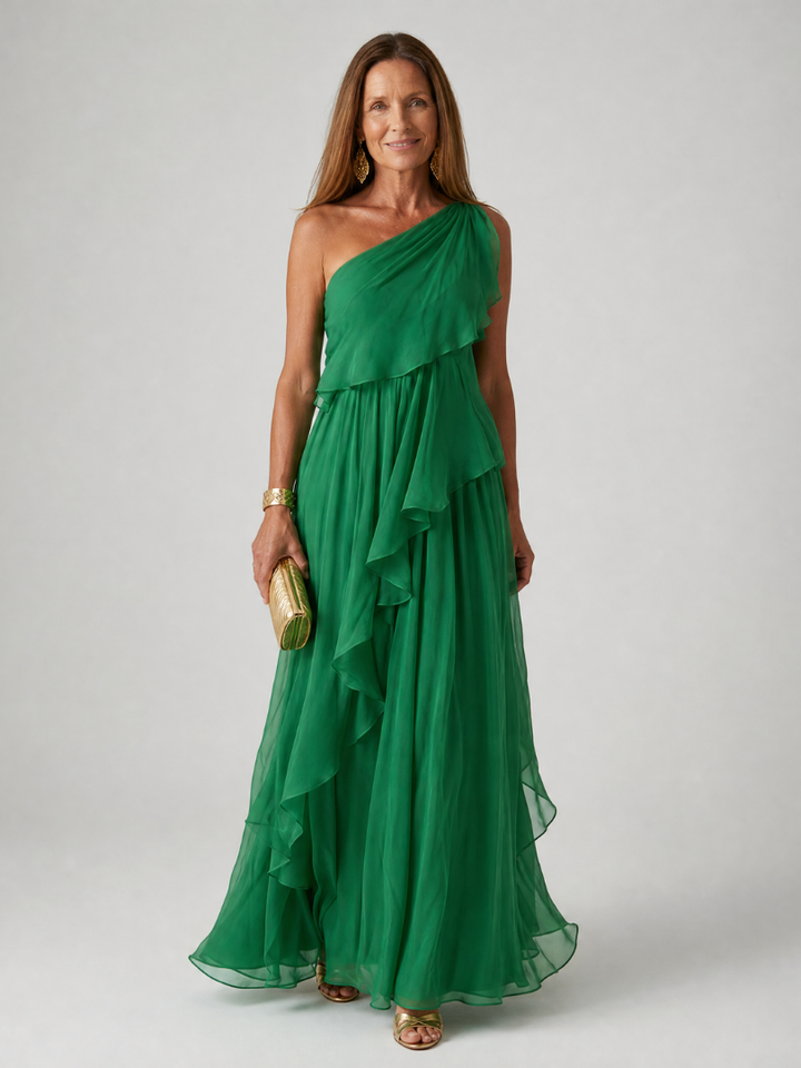 Theodosia | The Cascading Ruffle Maxi
