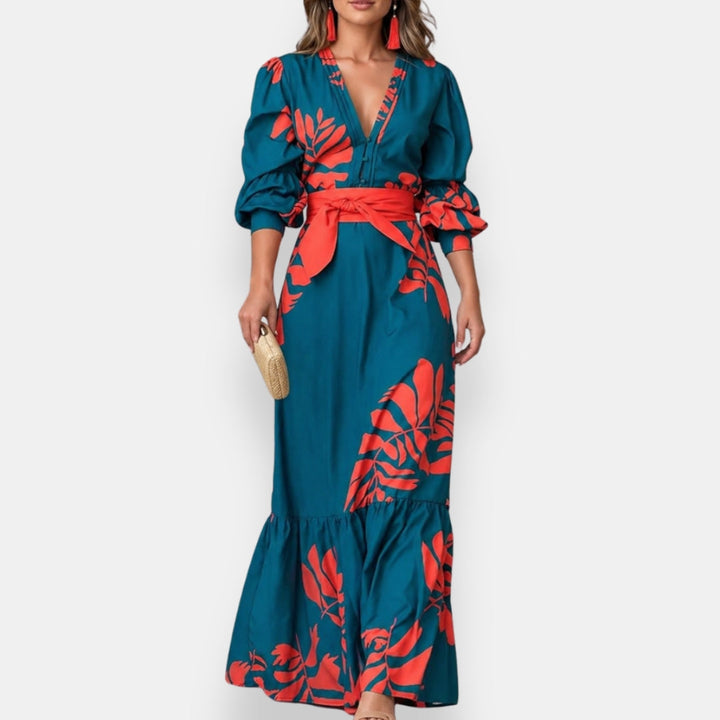 Loretta | The Tropical Floral Maxi