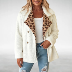 Zinaida | Women's Insulated Leopard Print Coat