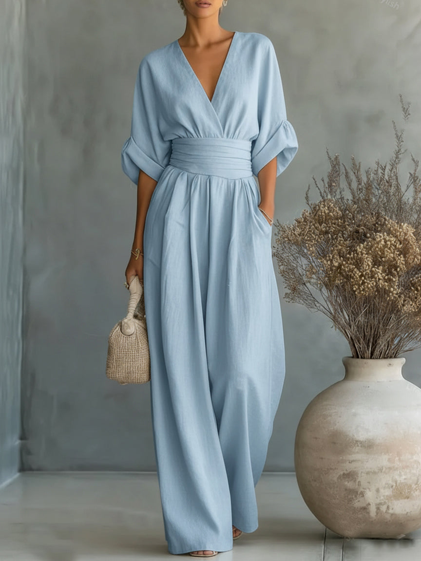 Catriona | The High-Waist Wide-Leg Jumpsuit