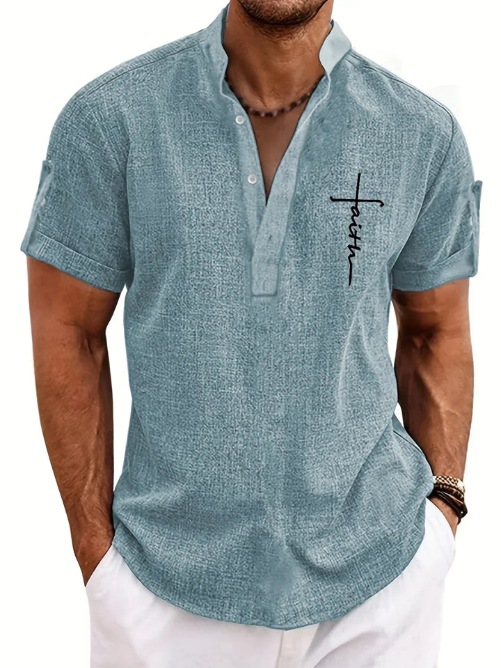 Faolán | The Stand-Collar Statement Shirt