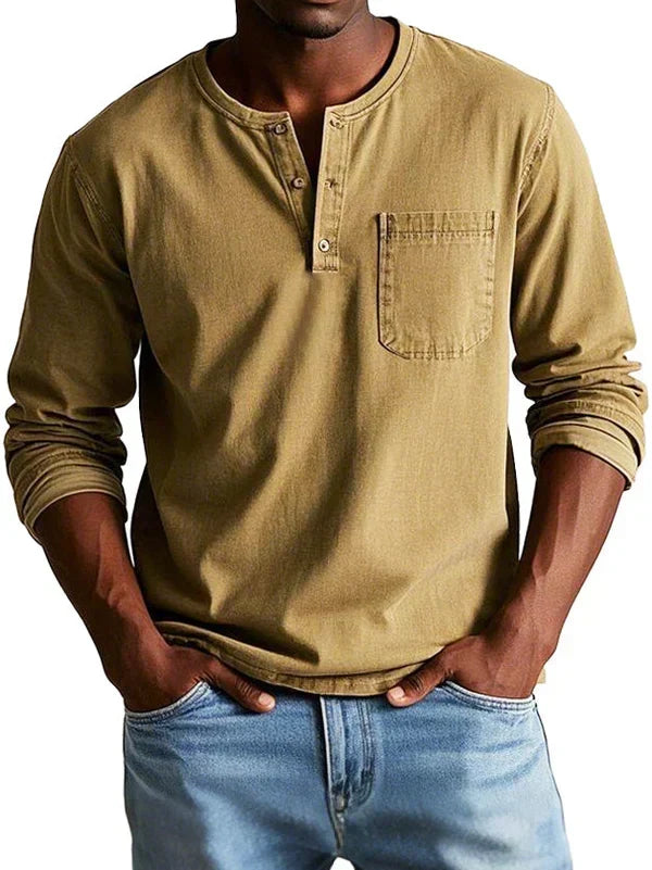Áedán | The Classic Henley Shirt