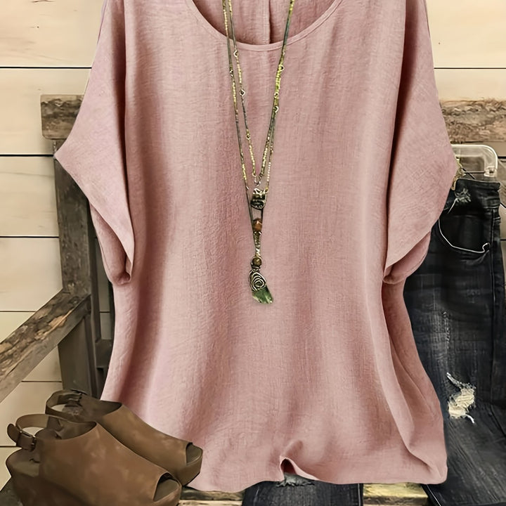 Maighréad | The Easy Round-Neck Top