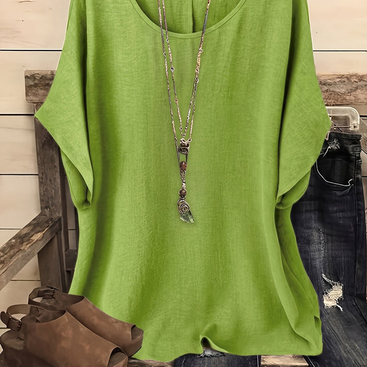 Maighréad | The Easy Round-Neck Top