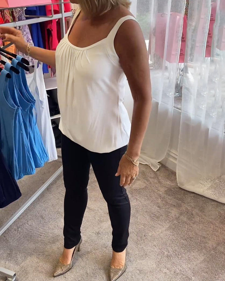 Fern | The Effortless Pleated Top