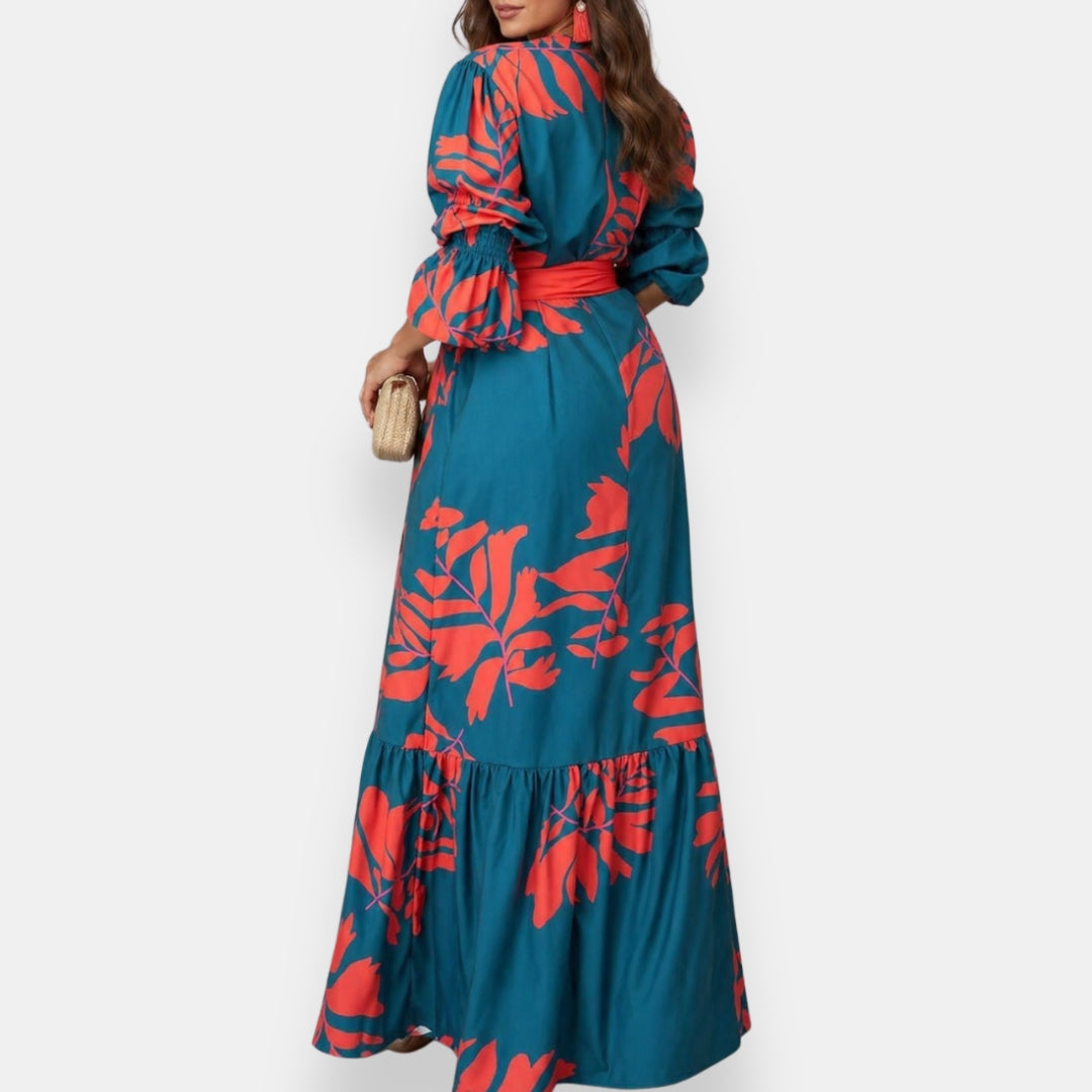 Loretta | The Tropical Floral Maxi
