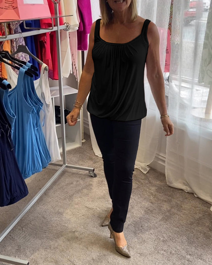 Fern | The Effortless Pleated Top