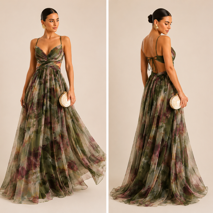 Fionnseach | The Elegant Floral Maxi