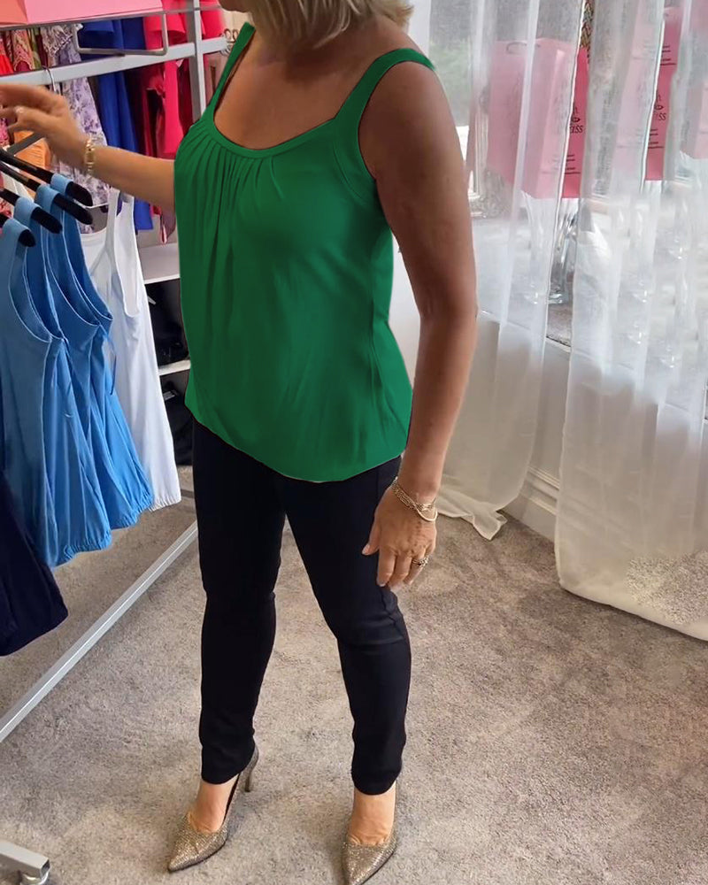 Fern | The Effortless Pleated Top