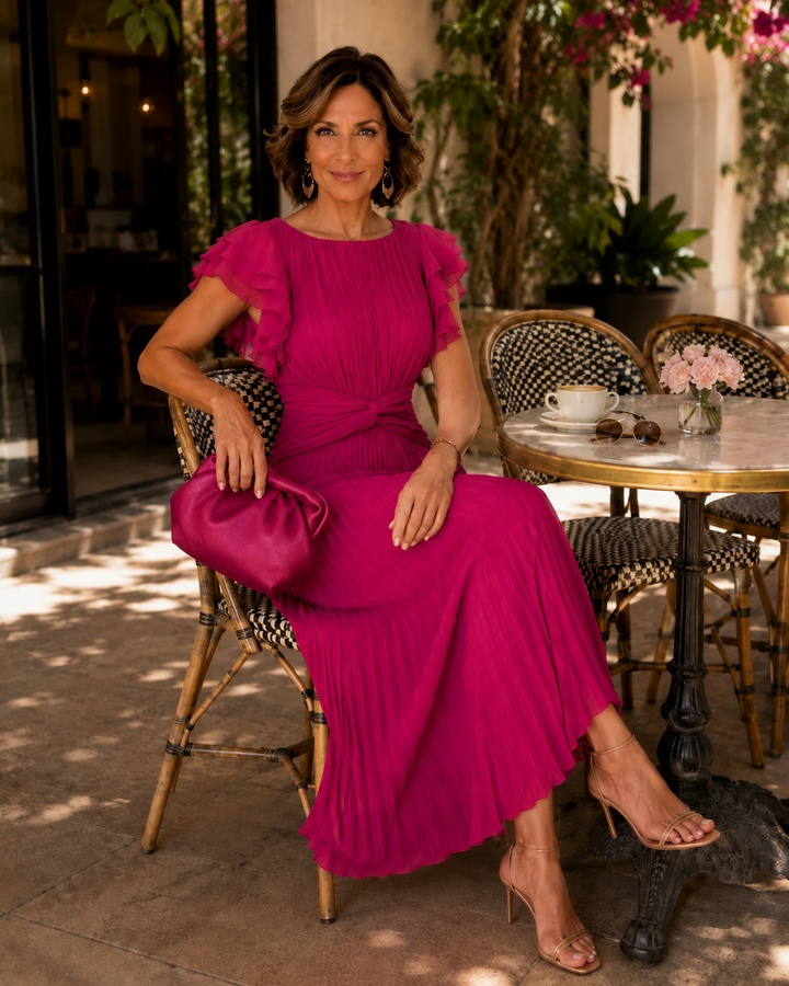 Ophelia | The Fine Pleated Occasion Dress