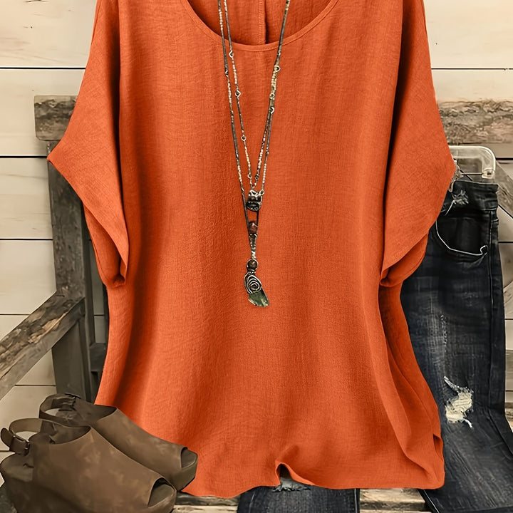 Maighréad | The Easy Round-Neck Top