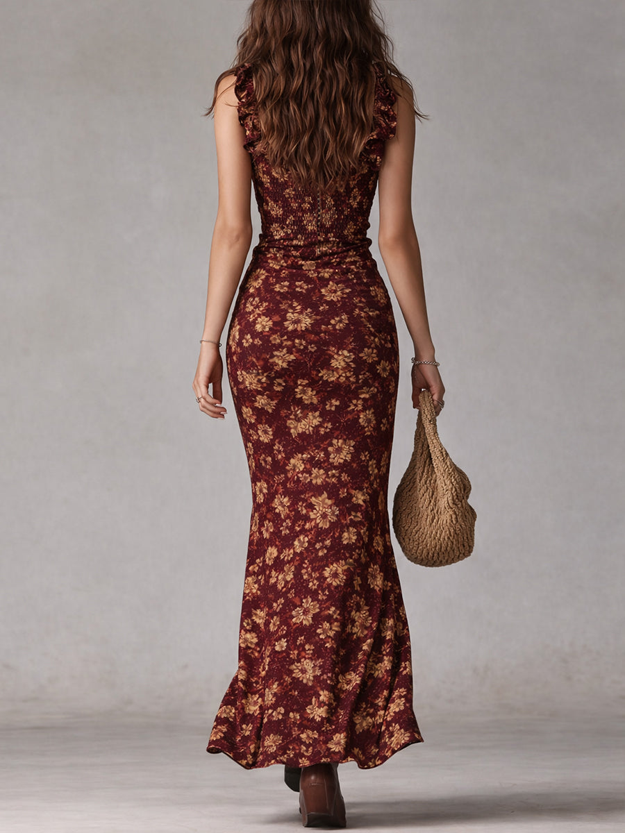 Áine | The Floral Maxi Evening Dress