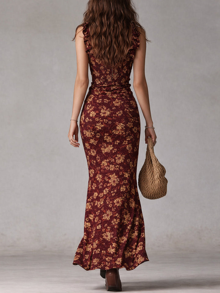 Áine | The Floral Maxi Evening Dress