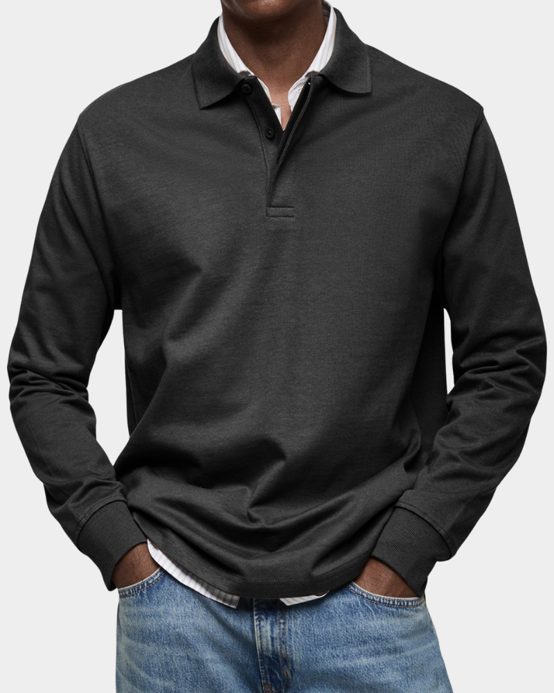 Fintan | The Everyday Long-Sleeve Polo