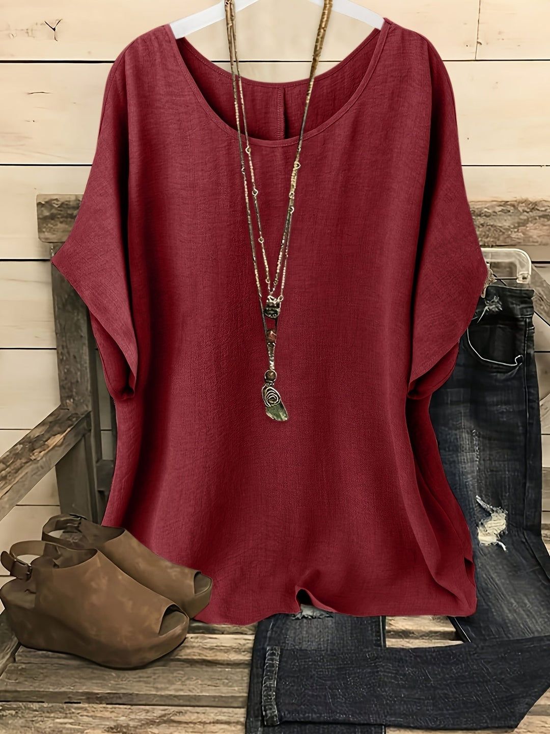 Maighréad | The Easy Round-Neck Top