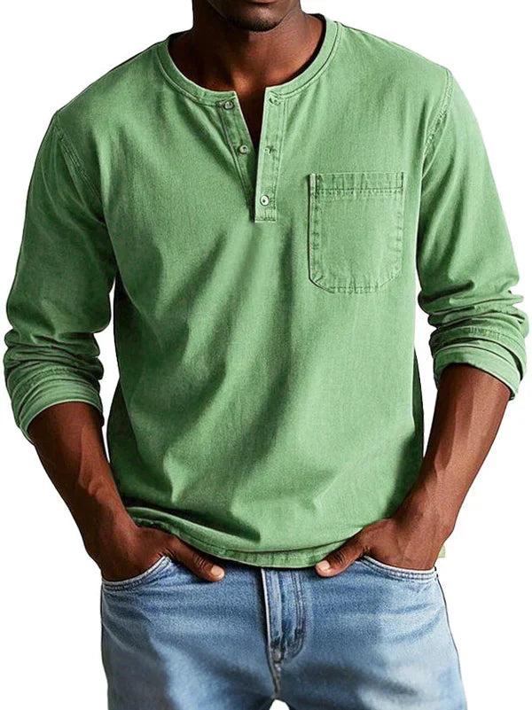 Áedán | The Classic Henley Shirt