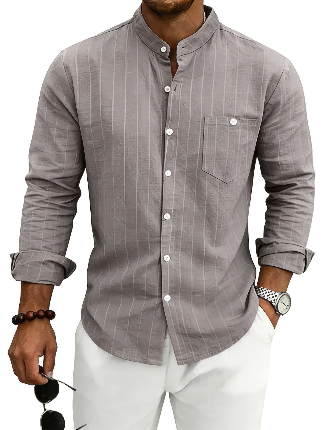 Cathaoir | Casual Holiday Stripe Shirt