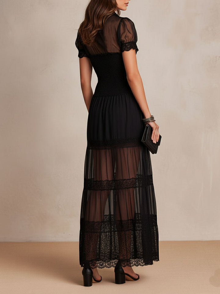 Tamsin | The Romantic Lace-Trim Maxi
