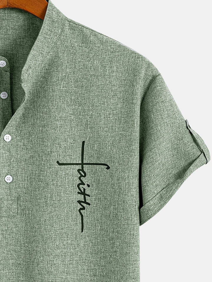 Faolán | The Stand-Collar Statement Shirt