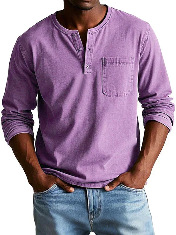 Áedán | The Classic Henley Shirt
