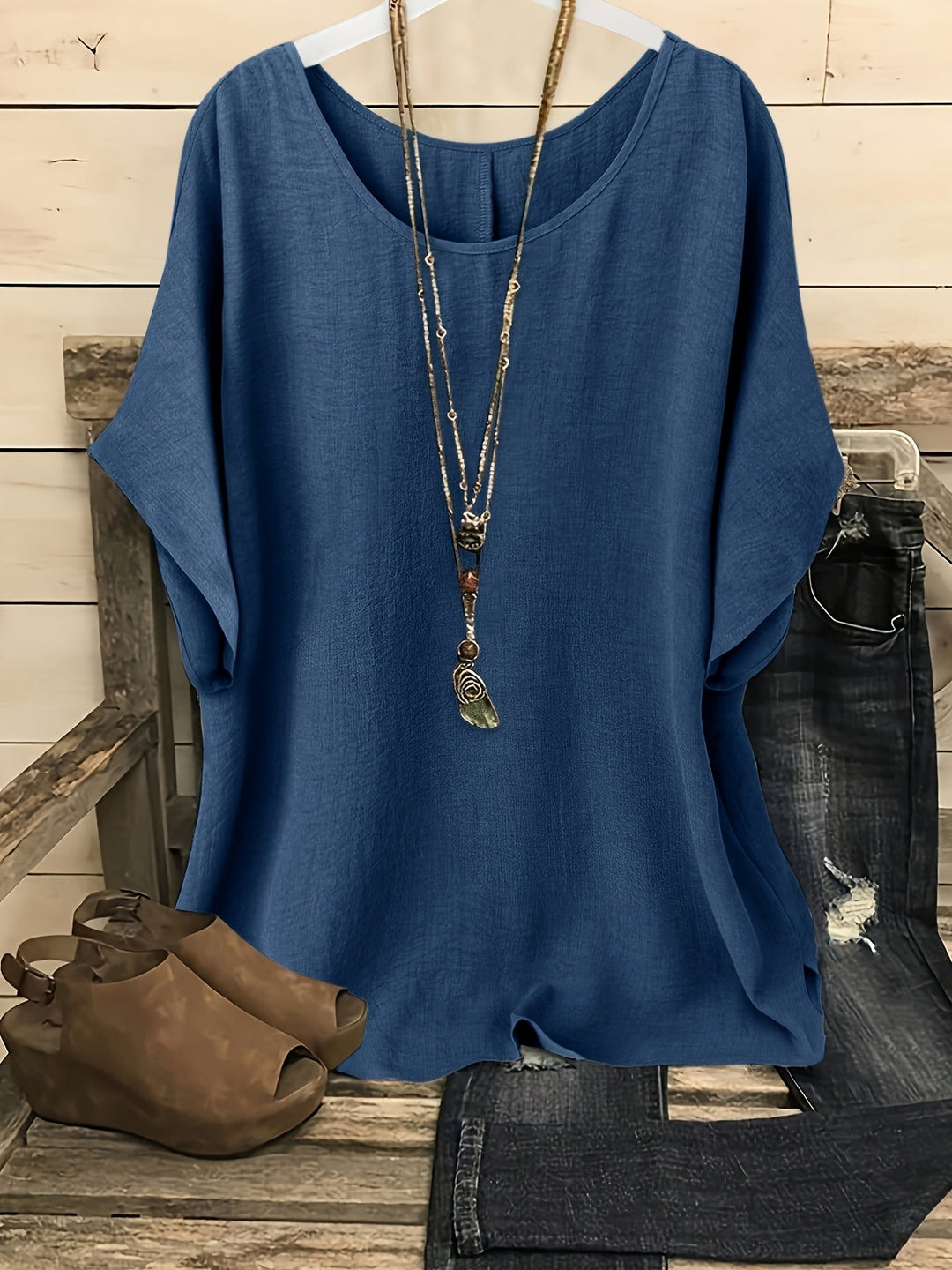 Maighréad | The Easy Round-Neck Top