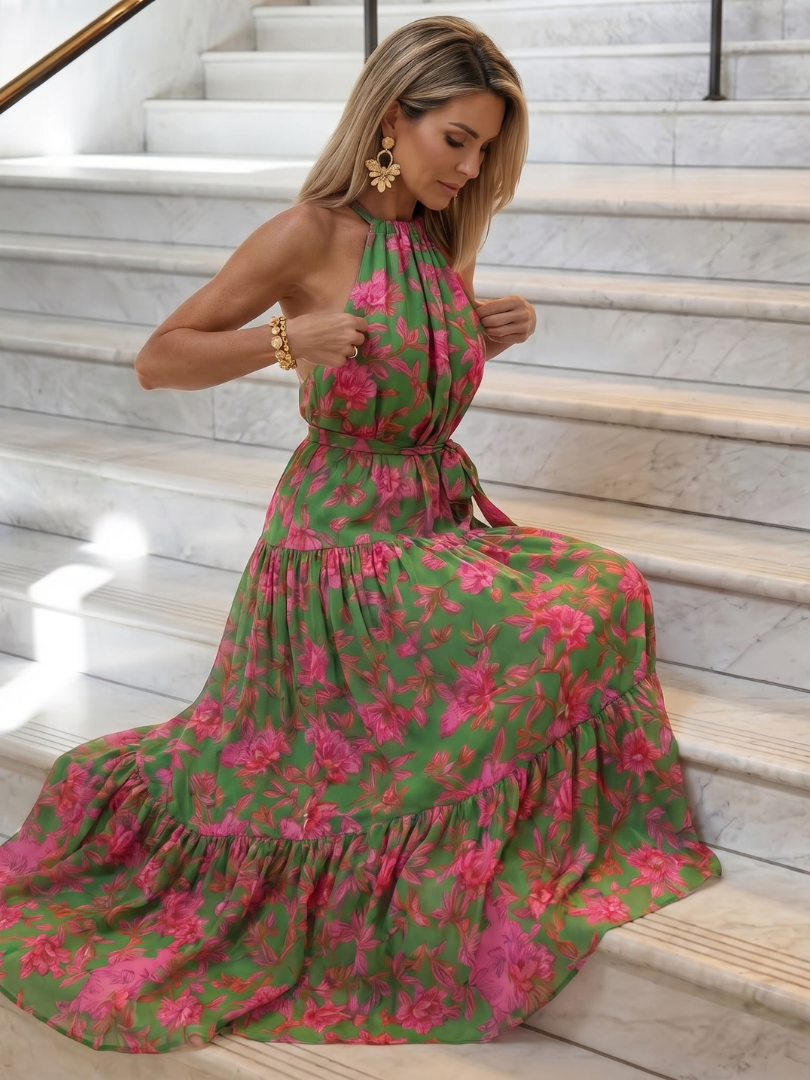 Lorelei | The Draped Halter Dress