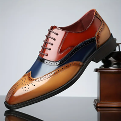 Seán | Men's Classic Wingtip Brogues with Cushioned Interior