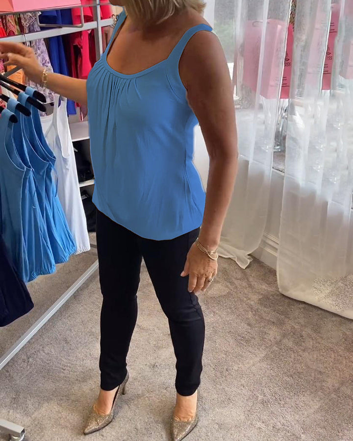 Fern | The Effortless Pleated Top
