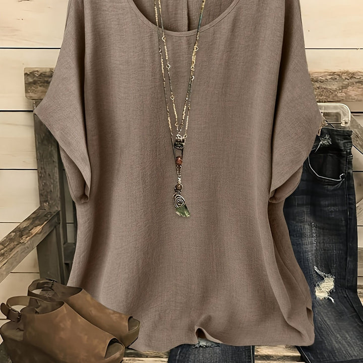 Maighréad | The Easy Round-Neck Top