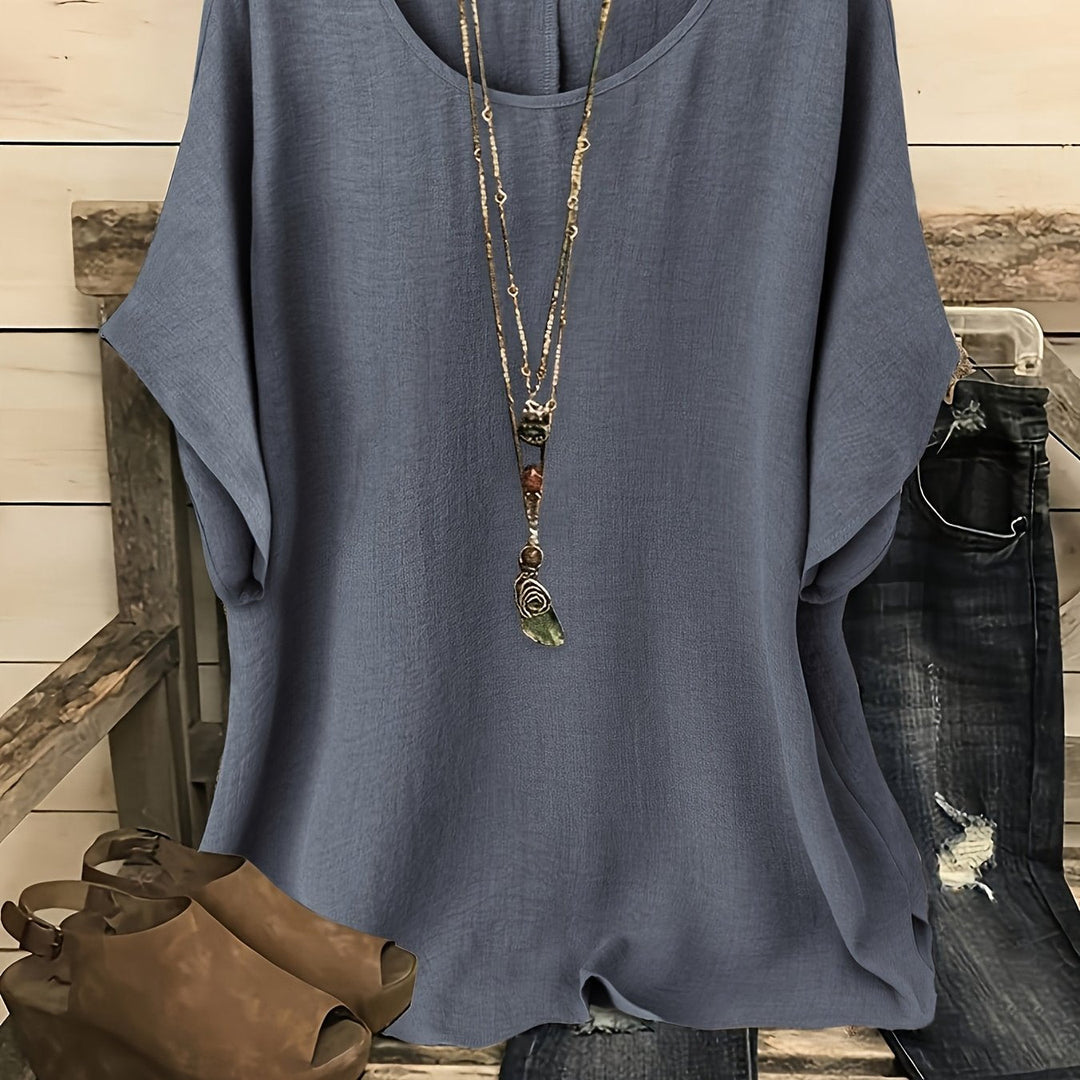 Maighréad | The Easy Round-Neck Top