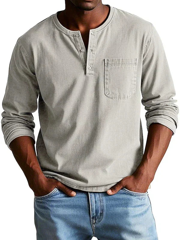 Áedán | The Classic Henley Shirt