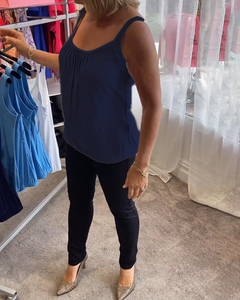Fern | The Effortless Pleated Top