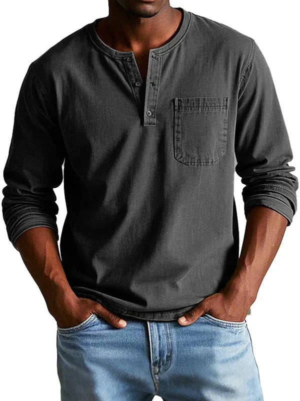 Áedán | The Classic Henley Shirt