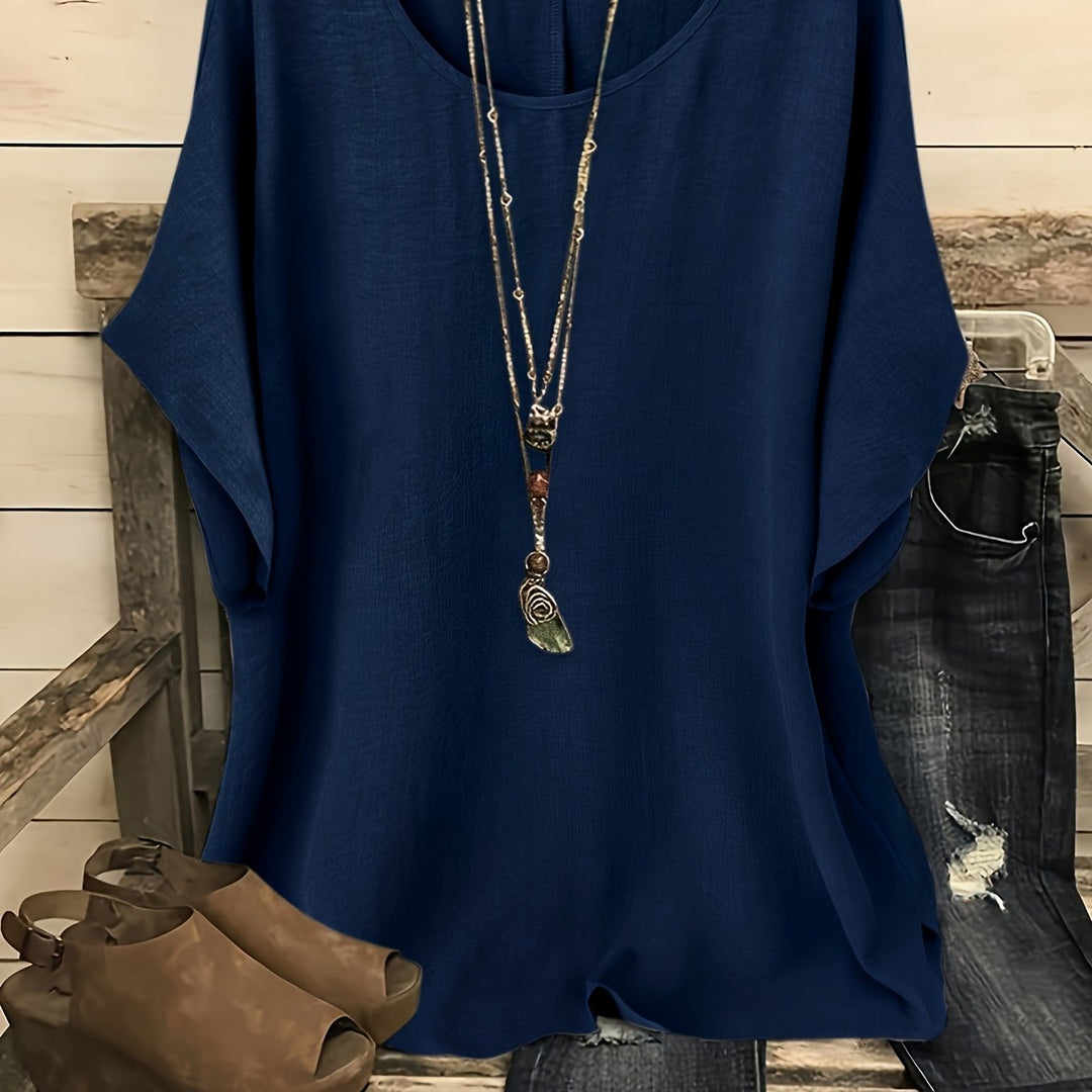 Maighréad | The Easy Round-Neck Top