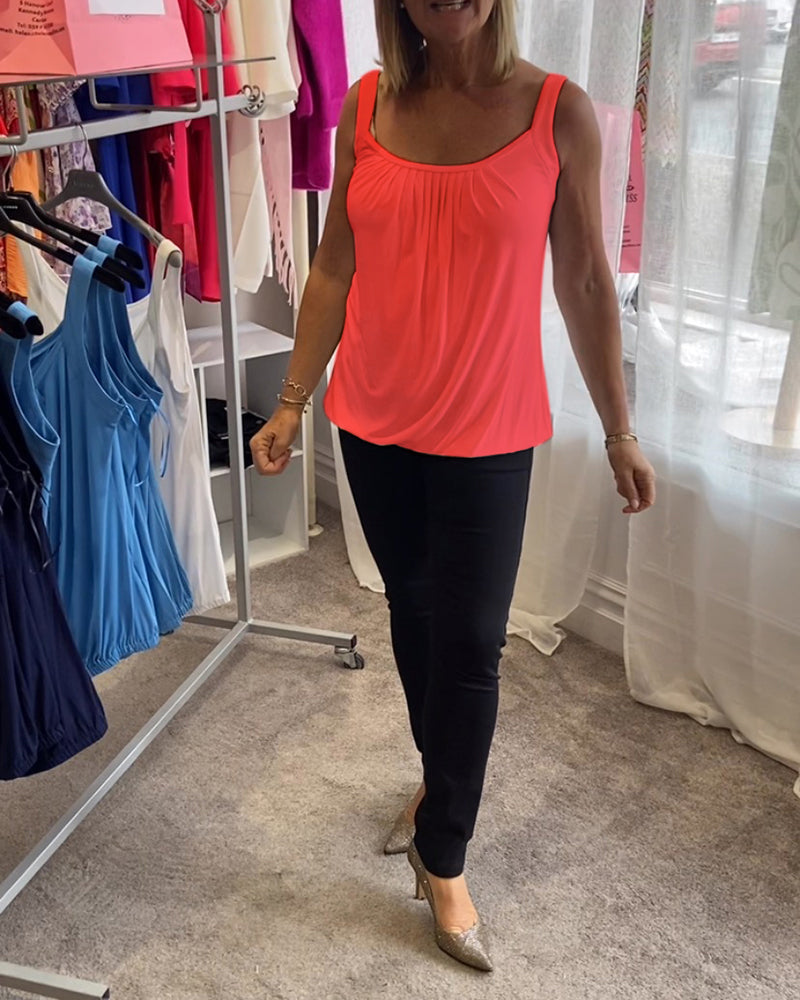 Fern | The Effortless Pleated Top