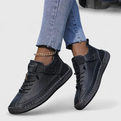 Harleigh | Orthopedic Strap Sneakers with Elastic Panels