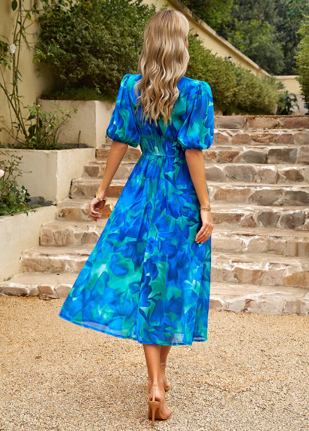 Mella | The Smocked Floral Midi