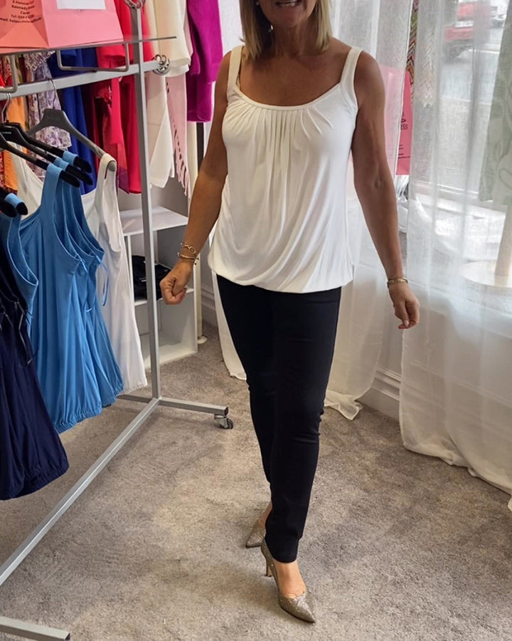 Fern | The Effortless Pleated Top