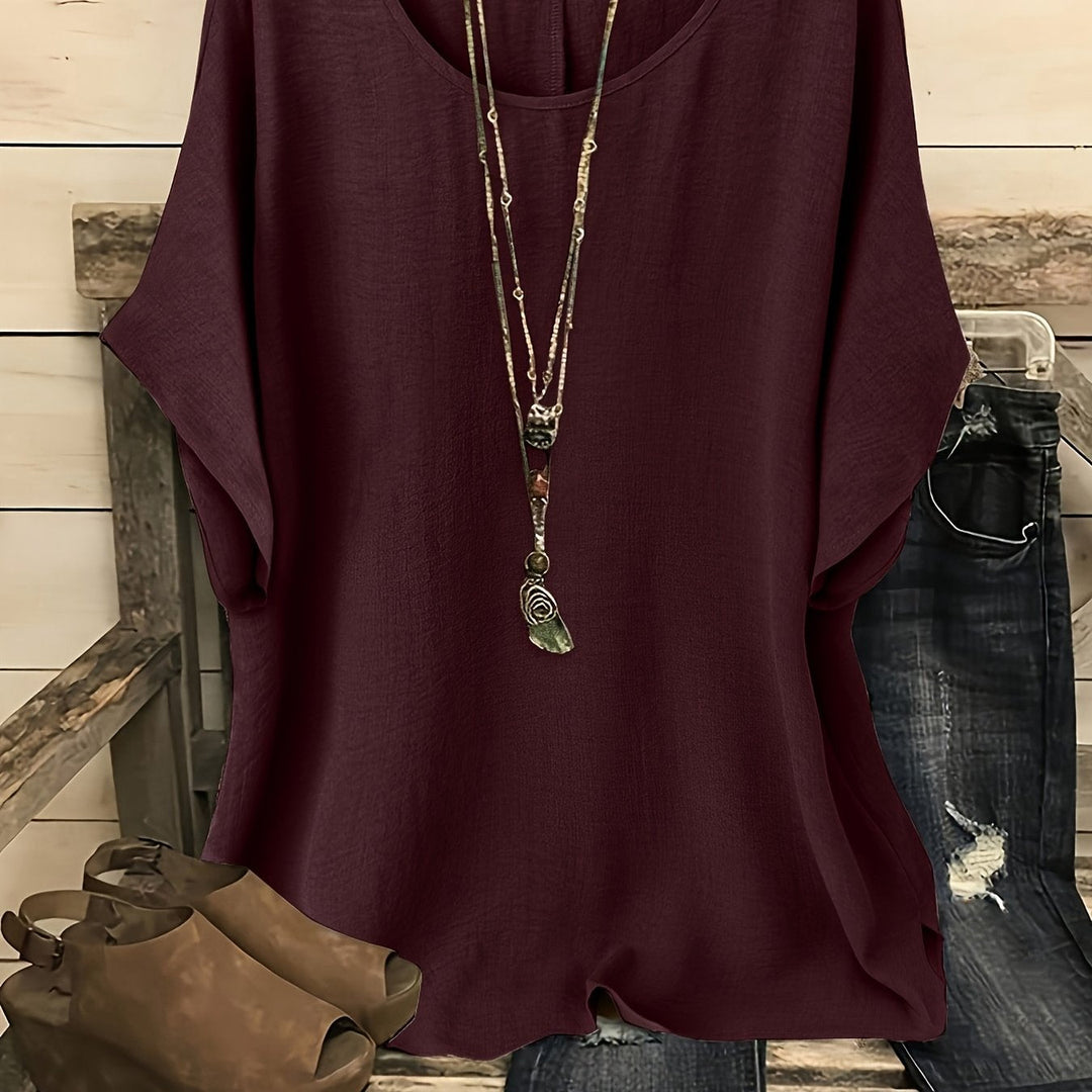 Maighréad | The Easy Round-Neck Top
